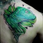 фото тату игуана от 26.06.2018 №059 - tattoo of iguana - tatufoto.com