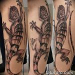 фото тату игуана от 26.06.2018 №067 - tattoo of iguana - tatufoto.com