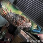 фото тату игуана от 26.06.2018 №082 - tattoo of iguana - tatufoto.com
