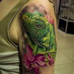 фото тату игуана от 26.06.2018 №162 - tattoo of iguana - tatufoto.com