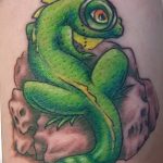 фото тату игуана от 26.06.2018 №169 - tattoo of iguana - tatufoto.com