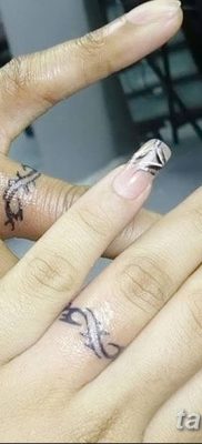 фото тату кольцо от 23.06.2018 №319 — ring tattoo — tatufoto.com