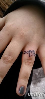 фото тату кольцо от 23.06.2018 №322 — ring tattoo — tatufoto.com
