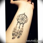 фото тату ловец снов для девушек от 18.06.2018 №187 - tattoo dream catcher - tatufoto.com