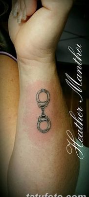 фото тату наручники от 25.06.2018 №019 — tattoo handcuffs — tatufoto.com