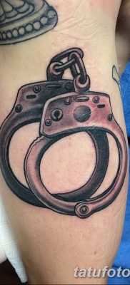 фото тату наручники от 25.06.2018 №045 — tattoo handcuffs — tatufoto.com