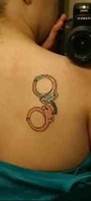 фото тату наручники от 25.06.2018 №057 — tattoo handcuffs — tatufoto.com