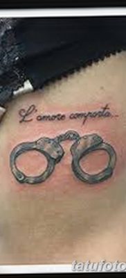 фото тату наручники от 25.06.2018 №071 — tattoo handcuffs — tatufoto.com