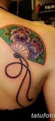 фото тату опахало веер от 05.06.2018 №010 — tattoo fan fanned — tatufoto.com