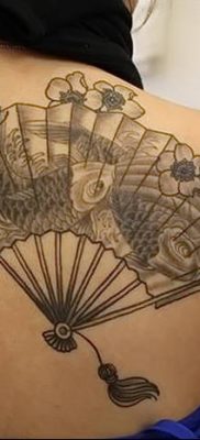 фото тату опахало веер от 05.06.2018 №018 — tattoo fan fanned — tatufoto.com