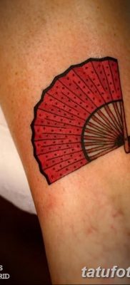 фото тату опахало веер от 05.06.2018 №022 — tattoo fan fanned — tatufoto.com