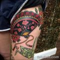 фото тату опахало веер от 05.06.2018 №024 - tattoo fan fanned - tatufoto.com
