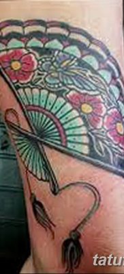 фото тату опахало веер от 05.06.2018 №046 — tattoo fan fanned — tatufoto.com