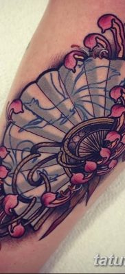 фото тату опахало веер от 05.06.2018 №056 — tattoo fan fanned — tatufoto.com