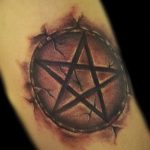 фото тату пентакль от 20.06.2018 №021 - tattoo pentacle - tatufoto.com