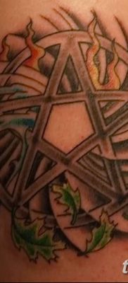 фото тату пентакль от 20.06.2018 №022 — tattoo pentacle — tatufoto.com