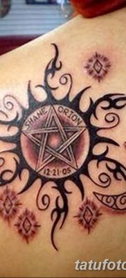 фото тату пентакль от 20.06.2018 №034 — tattoo pentacle — tatufoto.com
