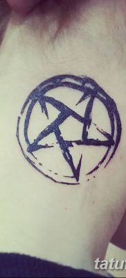 фото тату пентакль от 20.06.2018 №038 — tattoo pentacle — tatufoto.com