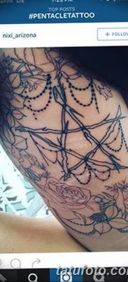 фото тату пентакль от 20.06.2018 №058 — tattoo pentacle — tatufoto.com