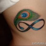 фото тату перо павлина от 26.06.2018 №004 - tattoo peacock feather - tatufoto.com