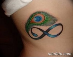 фото тату перо павлина от 26.06.2018 №004 - tattoo peacock feather - tatufoto.com