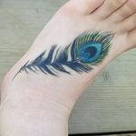 фото тату перо павлина от 26.06.2018 №005 - tattoo peacock feather - tatufoto.com