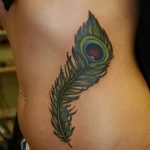 фото тату перо павлина от 26.06.2018 №013 - tattoo peacock feather - tatufoto.com