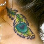 фото тату перо павлина от 26.06.2018 №022 - tattoo peacock feather - tatufoto.com