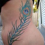 фото тату перо павлина от 26.06.2018 №033 - tattoo peacock feather - tatufoto.com