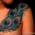 фото тату перо павлина от 26.06.2018 №036 - tattoo peacock feather - tatufoto.com