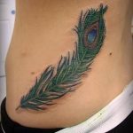 фото тату перо павлина от 26.06.2018 №073 - tattoo peacock feather - tatufoto.com