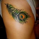 фото тату перо павлина от 26.06.2018 №075 - tattoo peacock feather - tatufoto.com