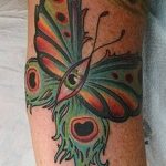 фото тату перо павлина от 26.06.2018 №099 - tattoo peacock feather - tatufoto.com