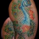 фото тату перо павлина от 26.06.2018 №119 - tattoo peacock feather - tatufoto.com