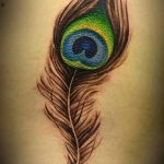 фото тату перо павлина от 26.06.2018 №121 - tattoo peacock feather - tatufoto.com