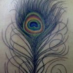 фото тату перо павлина от 26.06.2018 №122 - tattoo peacock feather - tatufoto.com