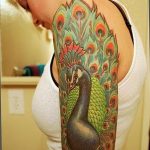 фото тату перо павлина от 26.06.2018 №126 - tattoo peacock feather - tatufoto.com
