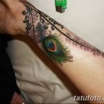 фото тату перо павлина от 26.06.2018 №128 - tattoo peacock feather - tatufoto.com