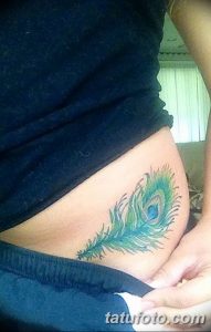 фото тату перо павлина от 26.06.2018 №135 - tattoo peacock feather - tatufoto.com