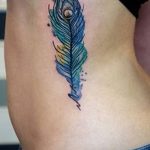 фото тату перо павлина от 26.06.2018 №137 - tattoo peacock feather - tatufoto.com
