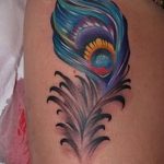 фото тату перо павлина от 26.06.2018 №138 - tattoo peacock feather - tatufoto.com