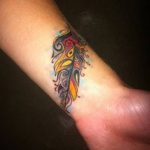 фото тату перо павлина от 26.06.2018 №159 - tattoo peacock feather - tatufoto.com