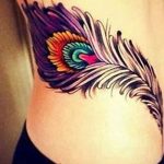 фото тату перо павлина от 26.06.2018 №167 - tattoo peacock feather - tatufoto.com