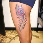 фото тату перо павлина от 26.06.2018 №176 - tattoo peacock feather - tatufoto.com