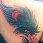 фото тату перо павлина от 26.06.2018 №187 - tattoo peacock feather - tatufoto.com