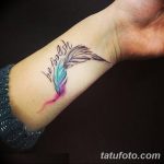 фото тату перо павлина от 26.06.2018 №192 - tattoo peacock feather - tatufoto.com