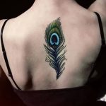 фото тату перо павлина от 26.06.2018 №201 - tattoo peacock feather - tatufoto.com