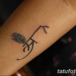 фото тату перо павлина от 26.06.2018 №221 - tattoo peacock feather - tatufoto.com