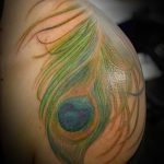 фото тату перо павлина от 26.06.2018 №236 - tattoo peacock feather - tatufoto.com