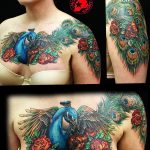 фото тату перо павлина от 26.06.2018 №239 - tattoo peacock feather - tatufoto.com